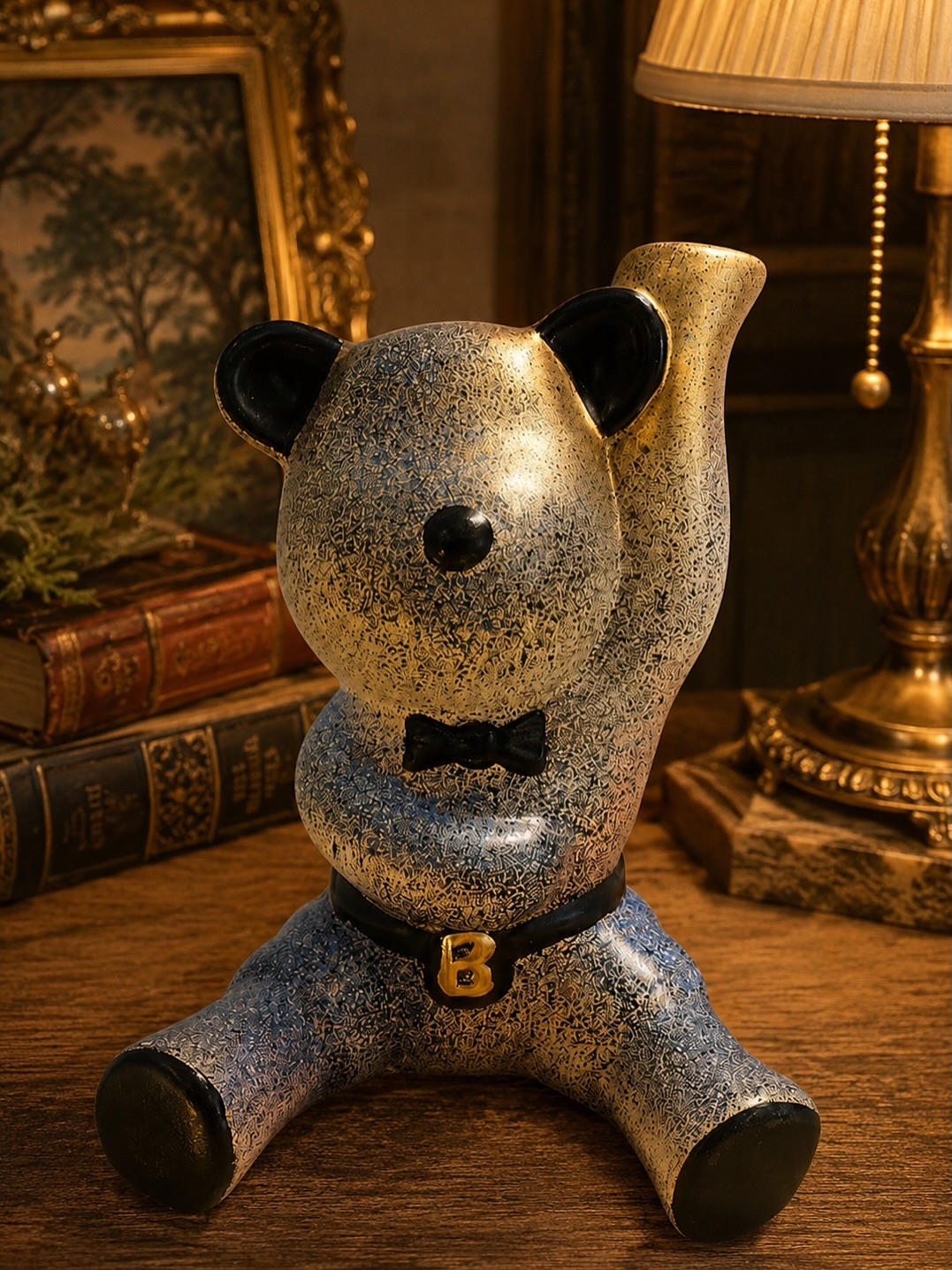 Gold Bear Figurine