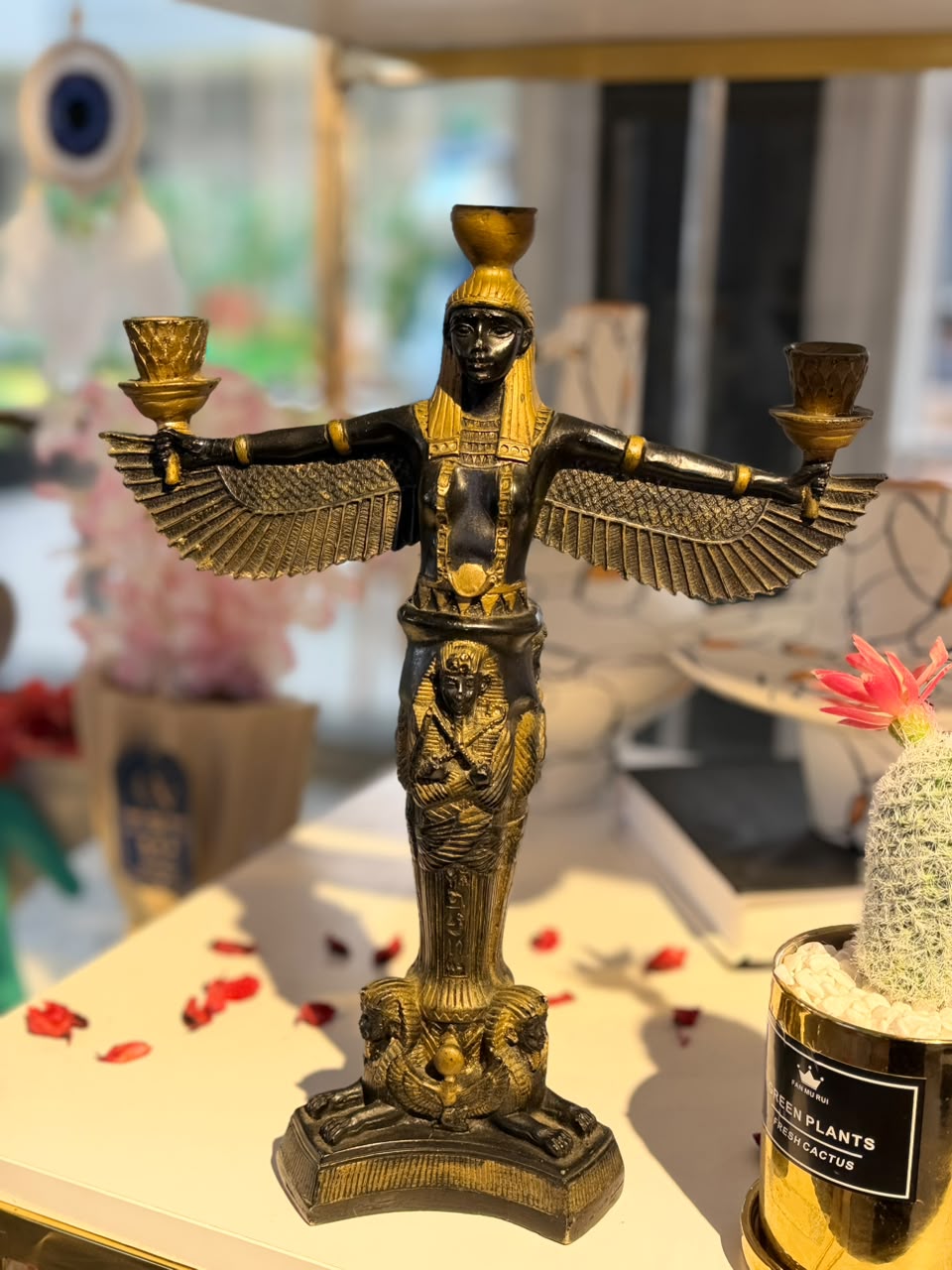 Goddess Isis Candelabra
