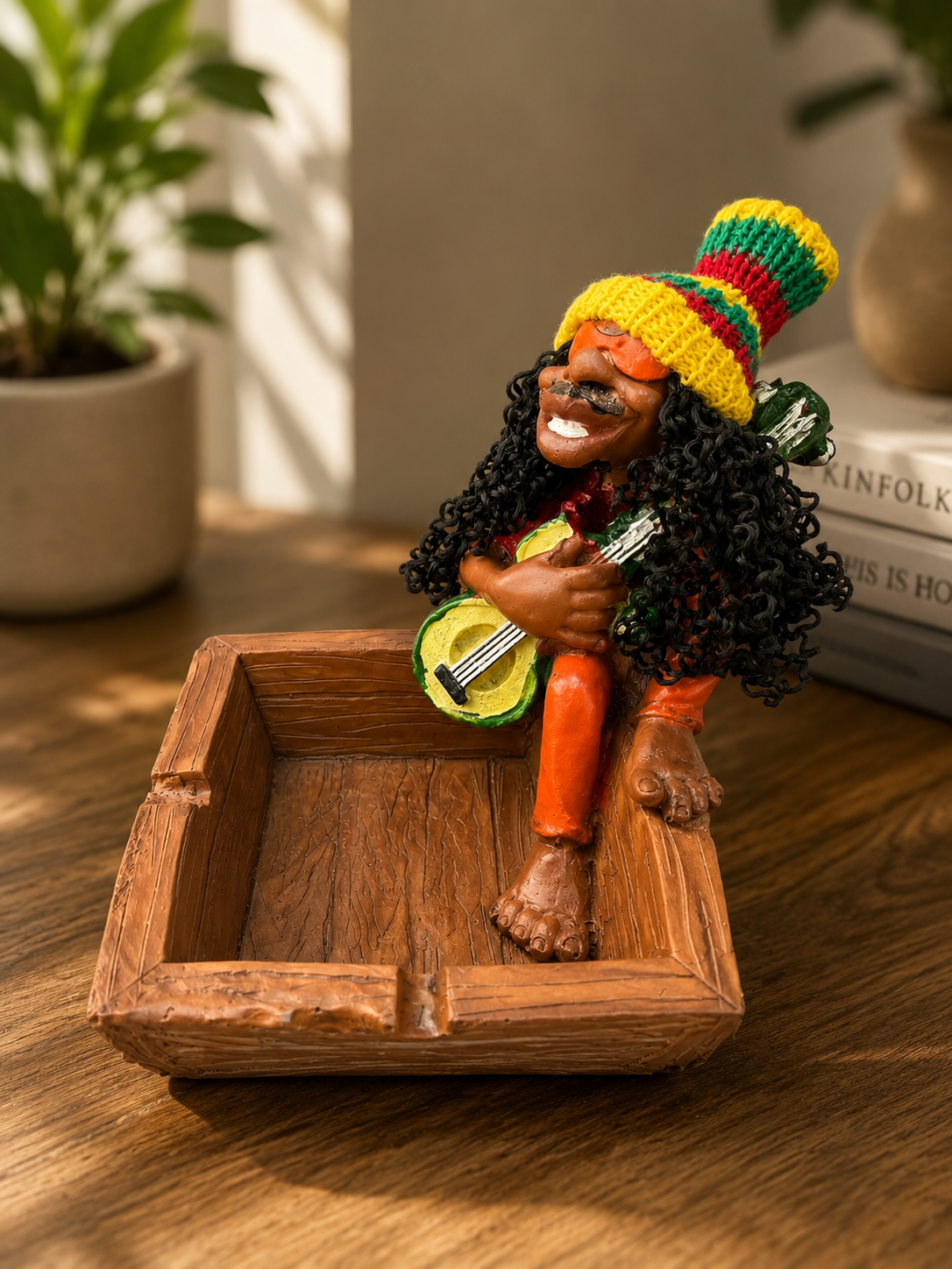 Rasta Guitarist Decorative Tray